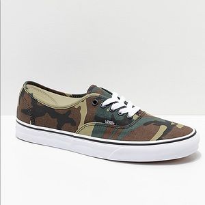 Vans Authentic Woodland Camo Skate Shoes